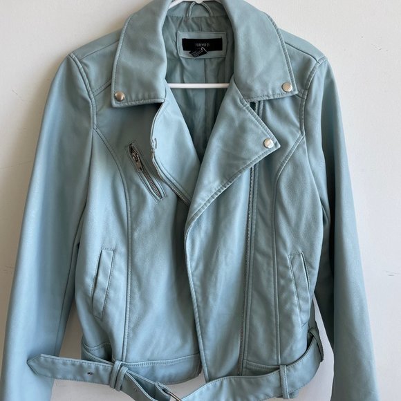 2 Forever 21 Faux leather moto jackets Medium - Picture 4 of 6